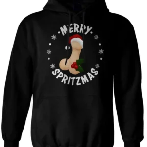 Bild: Hoodie - Merry Spritzmas (Penis - Pimmel - Kreis).