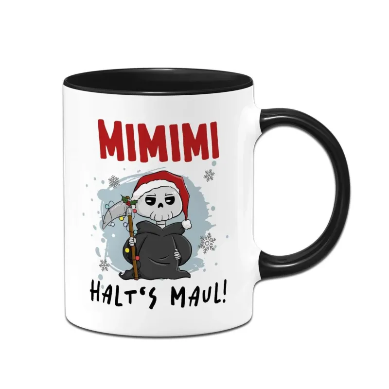 Bild: Sensebald Tasse - Mimimi Halts Maul! (Weihnachten).