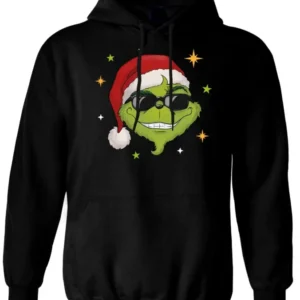 Bild: Hoodie - Cooler Weihnachtsmuffel (Gesicht-Herren).