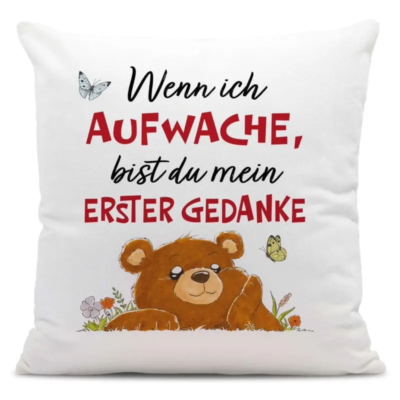 Kissen - Wenn ich aufwache, bist du mein erster Gedanke