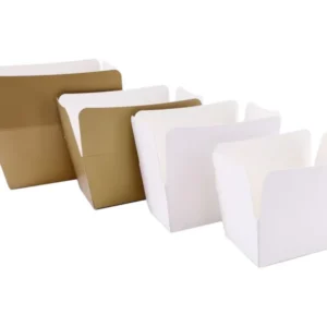 Bonbon box white 8x7x13,5cm 500 grams (75 pcs)