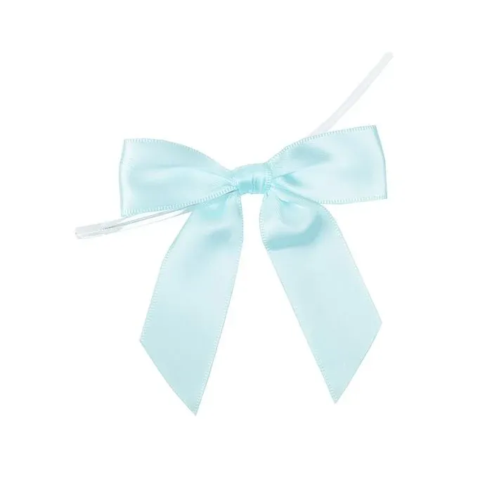 Bows Pre-tied 8,9 cm Light Blue