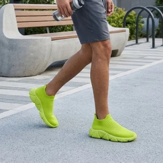 Breathable Wear-Resisting Knitted Men Shoes