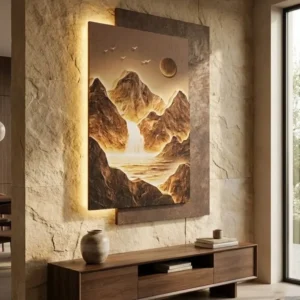 Mountain Landscape Modern Wall Art - Image 0