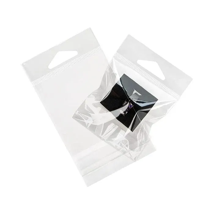 Headerbags 7x7cm Reclosable and Crystal Clear