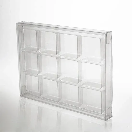 Crystal Clear Artisan Candy Box Set for 12 10.3 x 2 x 13,8cm