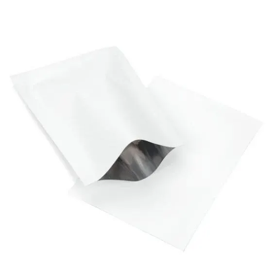 Plastic Bags White 9x9.5cm Tamper-proof Heat sealable