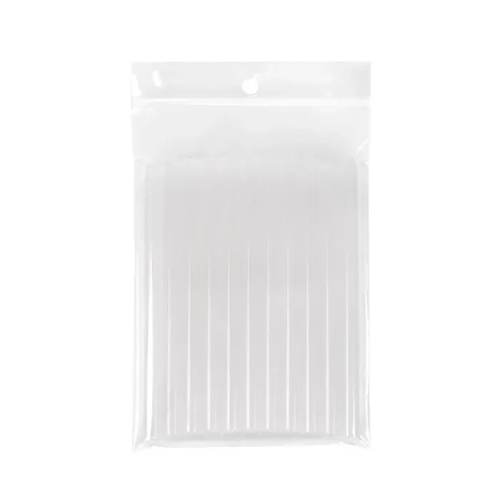 Grip Seal Bags with Hang hole 9x12.5cm Crystal Clear PP 50 micron