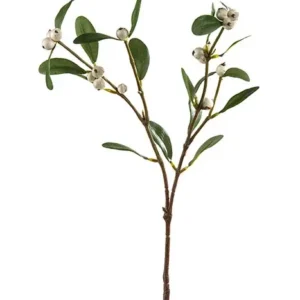 Kunstblume Schneebeerenzweig (48cm)