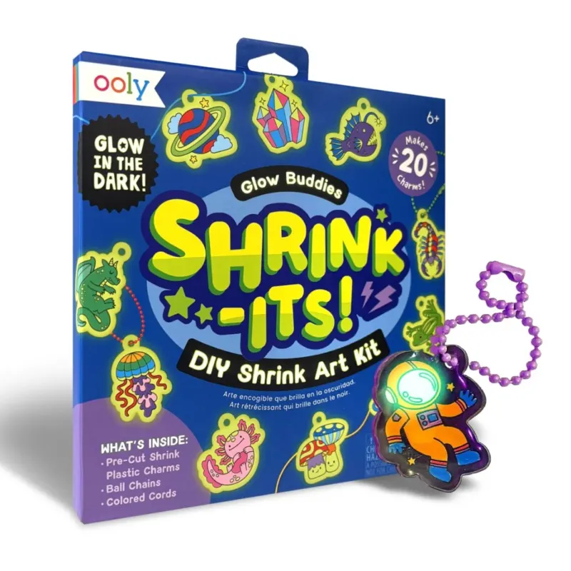 DIY Schrumpfkunst-Set 'Glow Buddies' 28 teilig