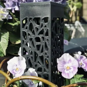 Fakkel med solceller – Black square - VIAMAJA.DK