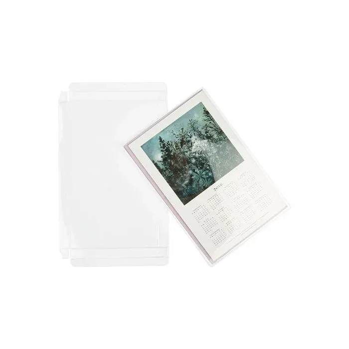 Plastic Gift Boxes 14.9x1.6x22.4cm Crystal Clear