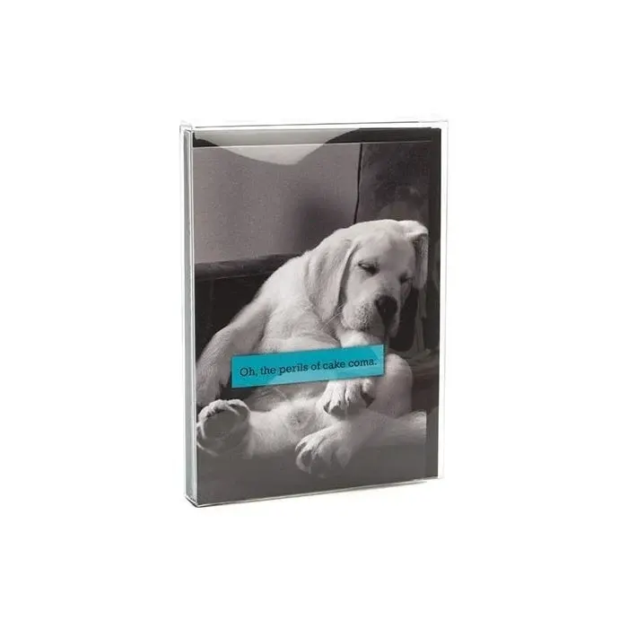Plastic Gift Boxes 12.4x1.6x16.8cm Crystal Clear