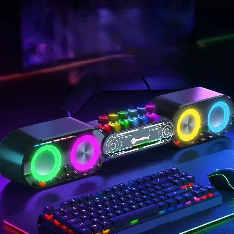 Mechanical Wireless Colorful RGB Speaker - Image 0