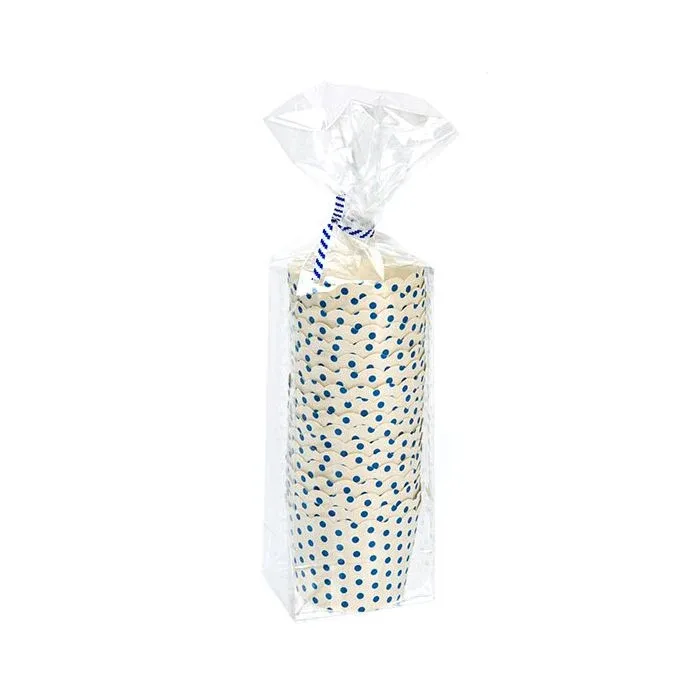 Block Bottom Bags Super Clear 6.4x5.1x24.8cm