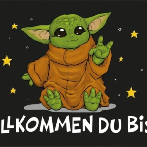 Fußmatte - Alien-Baby - Willkommen du bist!