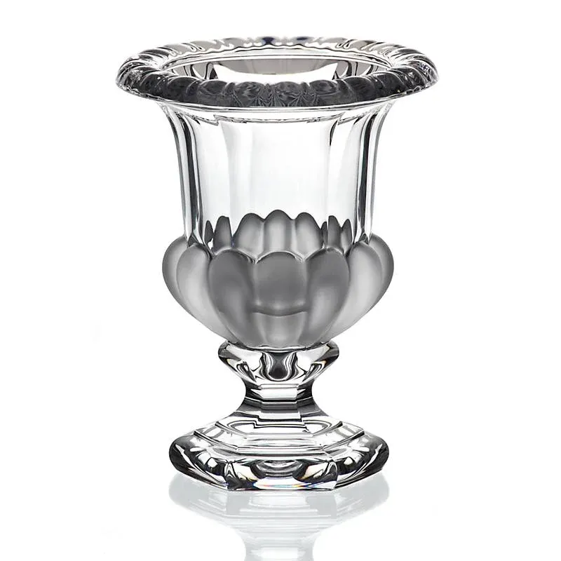 Vase aus Bleikristall 20cm, Transparent