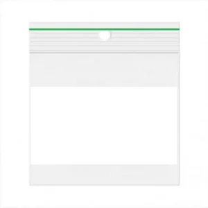Grip Seal Bags with Write-on-Panel/Hang Hole 8x12cm PE 50 micron Bargain! (1.000 pieces)