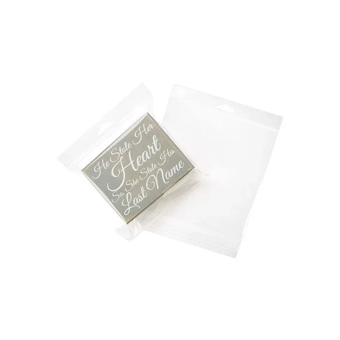 Headerbags 16.8x22.2cm Reclosable and Crystal Clear
