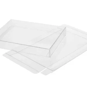 Plastic Gift Boxes 13.7x2.5x18.7cm Crystal Clear