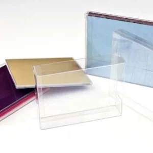 Plastic Gift Boxes 11.4x3.2x14.9cm Crystal Clear