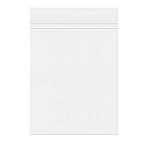 Grip Seal Bags 15x23cm Crystal Clear PP 50 micron