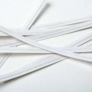 Tin Ties 10.2x0.4cm White Paper (1.000 pieces)