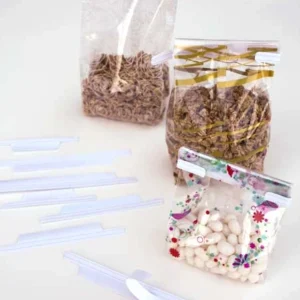Tin Ties Sticky for 7.5cm wide Bags (500 pieces)