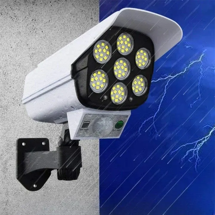 Solar Motion Sensor Dummy Security Camera Light - Image 0