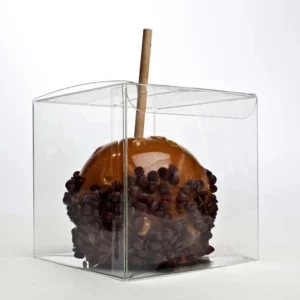 Plastic Gift Boxes for Candy Apples 10.2x10.2x10.2cm