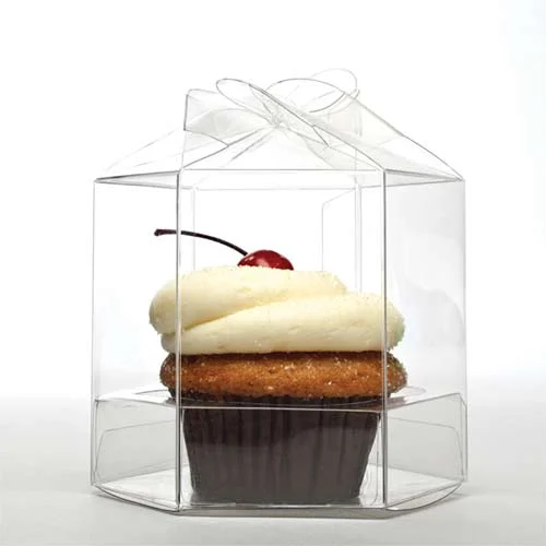Twist Top Cupcake Boxes for Singles 8.9 x 8.9 x 9.5cm