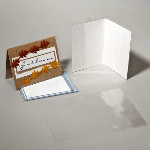Plastic Bags for Open Cards 13.3x15.9cm