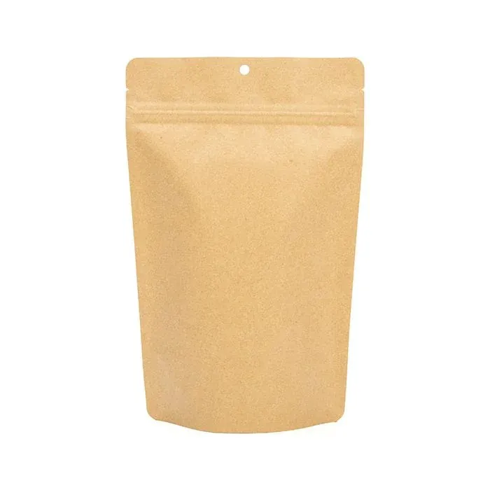 Stand Up Pouches Kraft 14,9x8,9x23,2cm With Hanghole