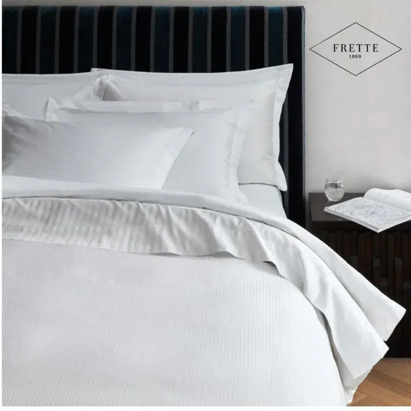 Copripiumino Raso Rigato 300 fili cm 155x205 (singolo) - Frette