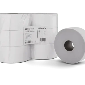 NORD Toilettenpapier MAXI JUMBO, 2-lagig, 380 Blatt, 6 Rollen | Karton (1 Packung)