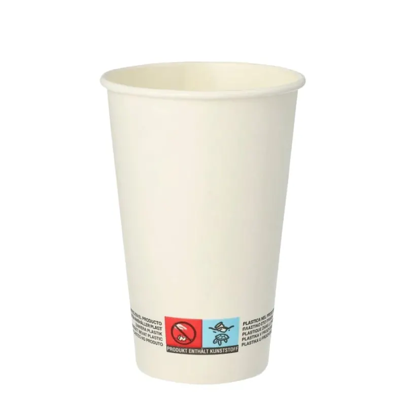 Papstar Pappbecher, 0,3 l, Ø 8 cm, 11,7 cm, weiss