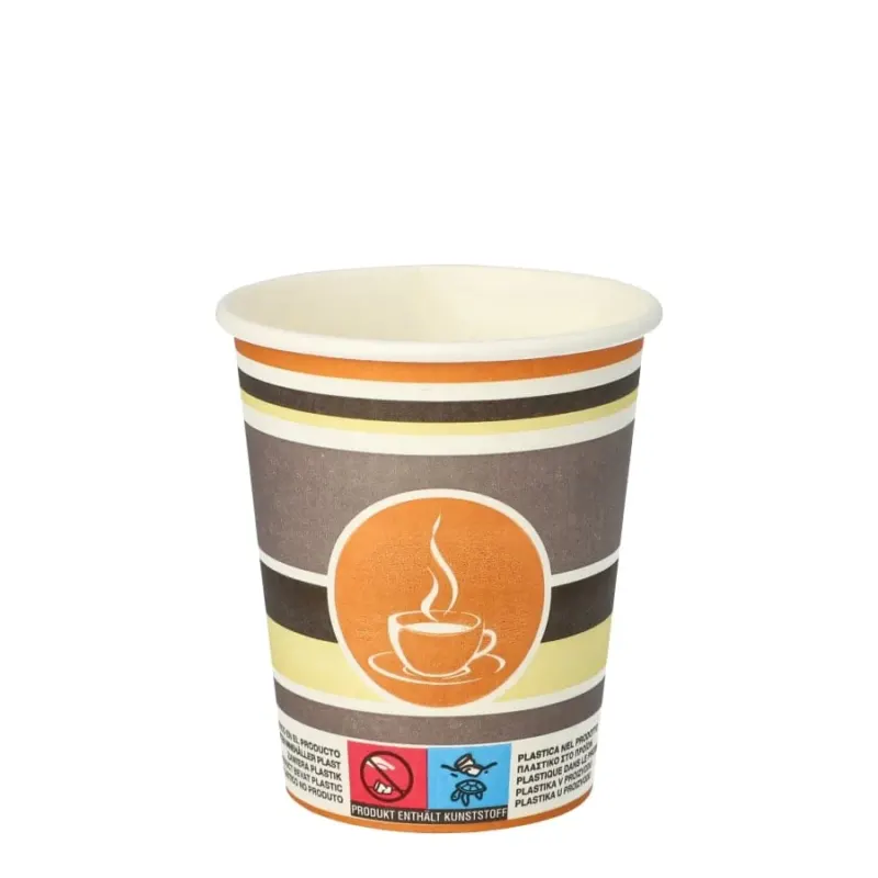 Papstar Pappbecher, To Go, 0,2 l, Ø 8 cm, 9,2 cm