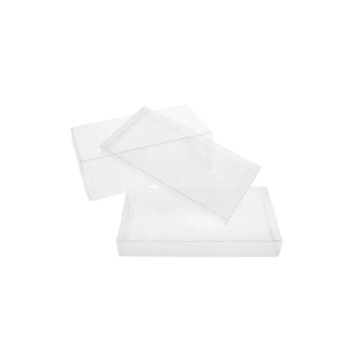 Plastic Gift Boxes 14.9x2.5x19.8cm Crystal Clear