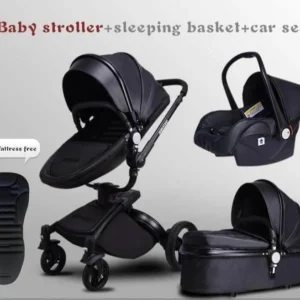 Modern Stylish Aluminium 3 in 1 Two way Baby Stroller - Image 0