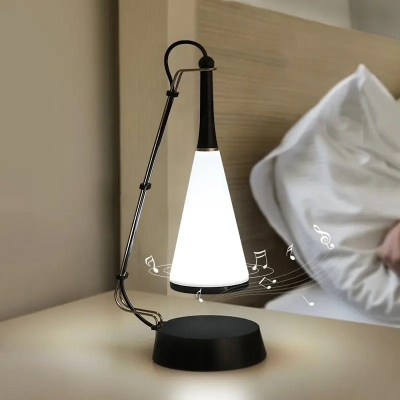 Touch Sensor Bluetooth Speaker Led Table Lamp - Image 0