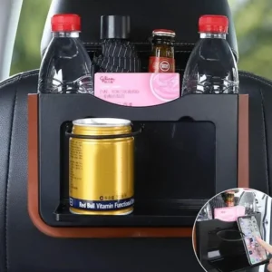 Foldable Back Seat Drink Phone Holder - Image 0