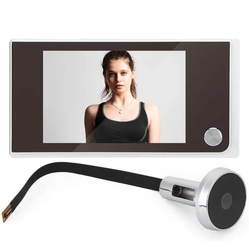 120 Degree Digital Video Doorbell Peephole Viewer - Image 0