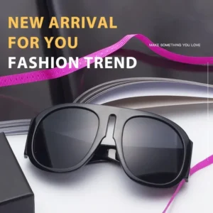 Aviator Vintage Oversized Sunglasses - Image 0