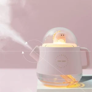 Teapot USB Colorful Air Humidifier Night Light - Image 0