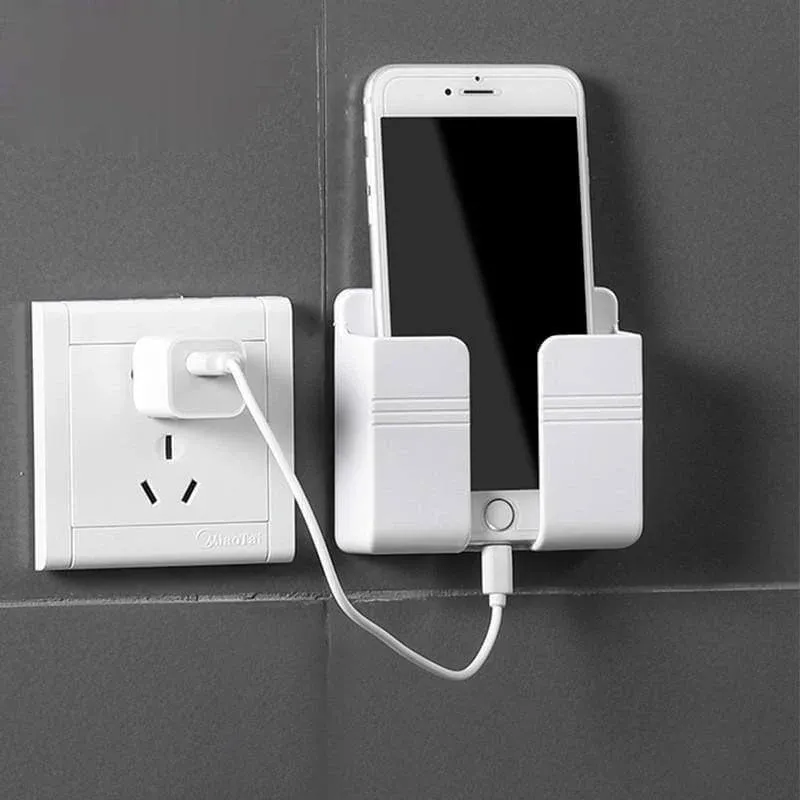 Drill-Free Wall Phone Electronic Holder - Image 0