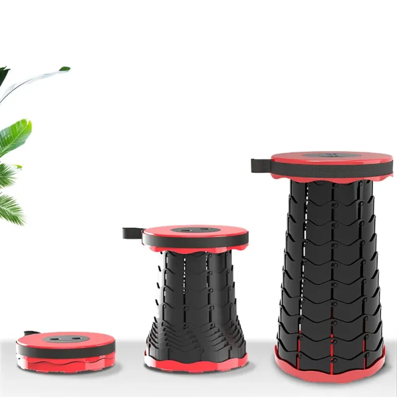Foldable Retractable Travel Hiking Stool - Image 0