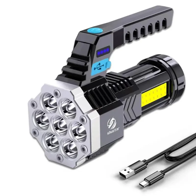 High-Power Rechargeable Super Bright Flashlight - Image 0
