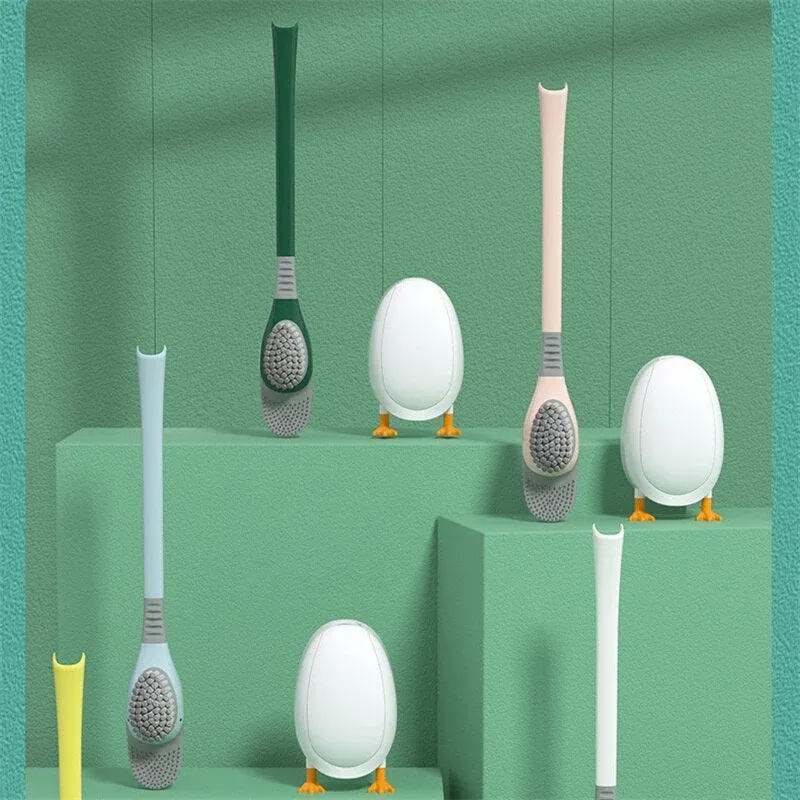 Silicone Duck Shape Soft Bathroom Brush - Image 0