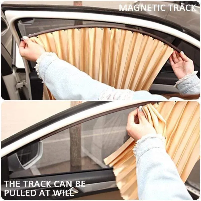 Magnetic Sun Protection Shade Car Window Curtain - Image 0