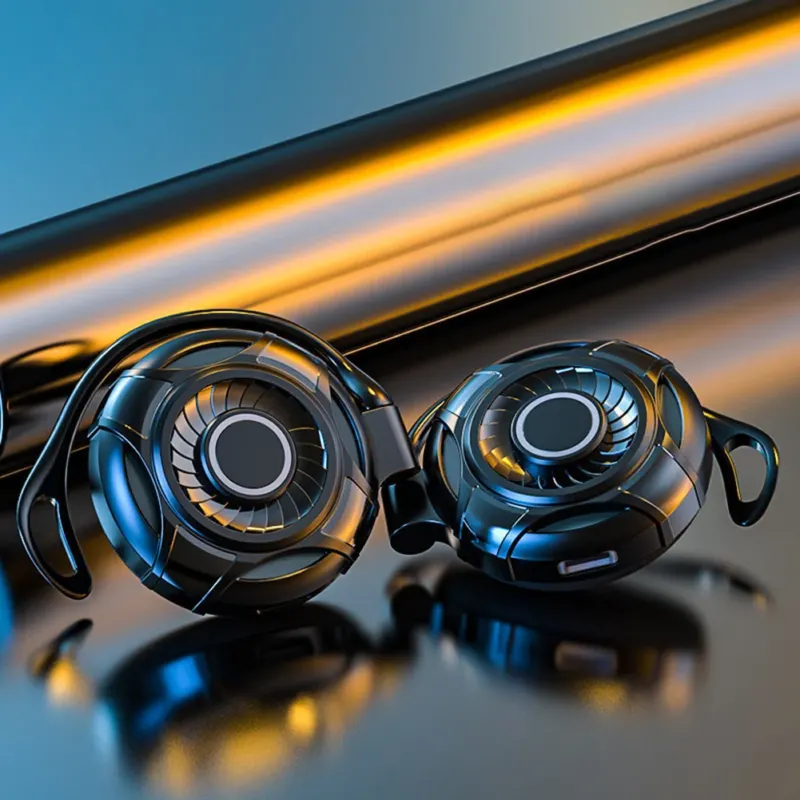 Futuristic Touch Control Bluetooth Earbuds - Image 0
